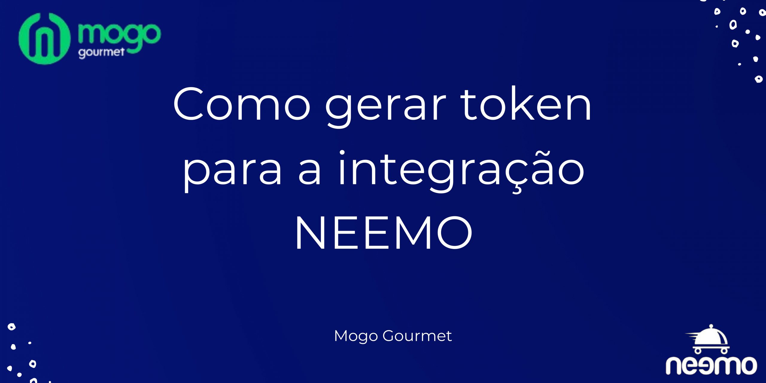 Como gerar token para a integração NEEMO