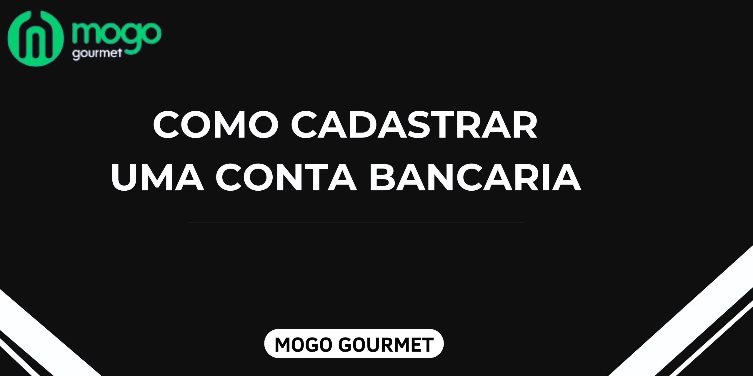 Como Cadastrar uma Conta Bancaria